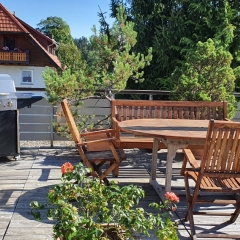 Terrasse mit Gasgrill